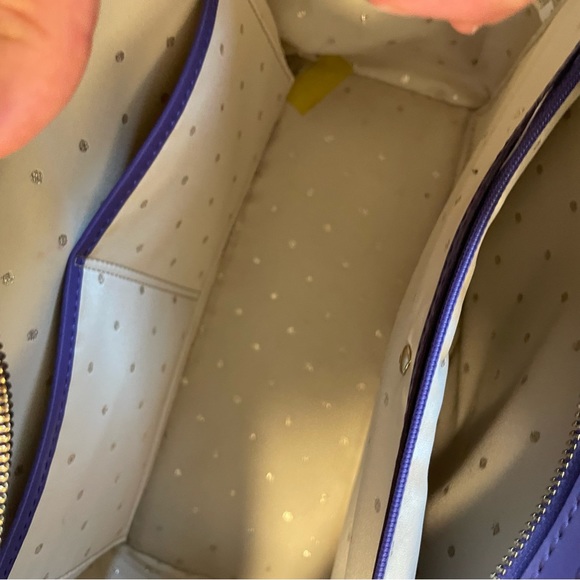 SOLD RARE Kate Spade 2 Park Avenue Beau Bag / Madison Ave Collection / Purple - Picture 11 of 15